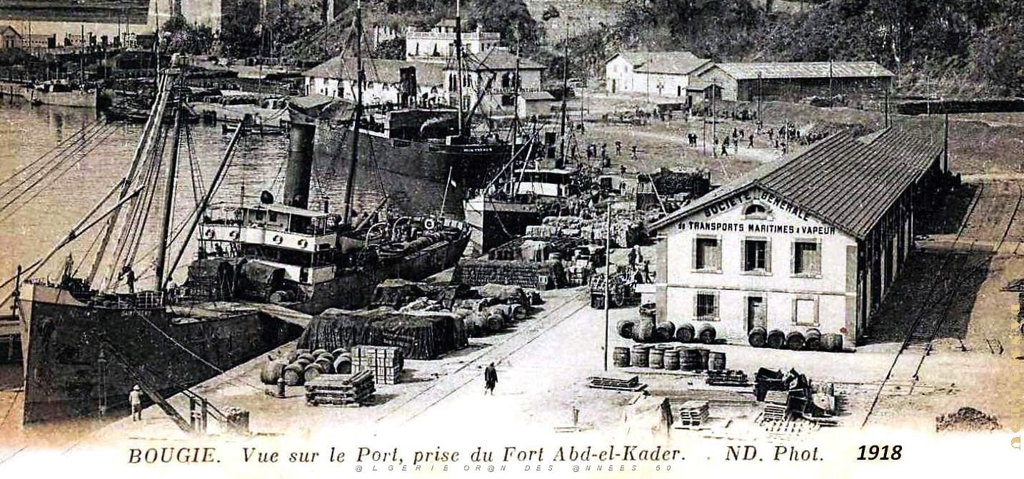 2970- Bougie - Port - Vue du Fort Abd-El-Kader2 - 1918.jpg